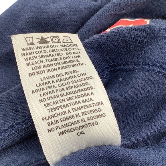 365Kids From Garanimals Girls Blue Short Sleeve Crew Neck Graphic Tee Size 5 - Picture 5 of 6